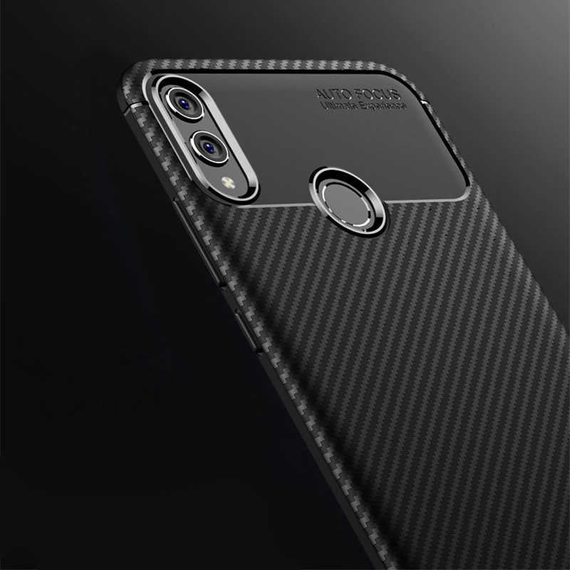 Huawei Honor Play Kılıf Zore Negro Silikon Kapak Siyah