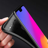 Huawei Honor Play Kılıf Zore Negro Silikon Kapak Siyah