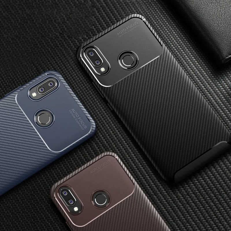 Huawei Honor Play Kılıf Zore Negro Silikon Kapak Siyah