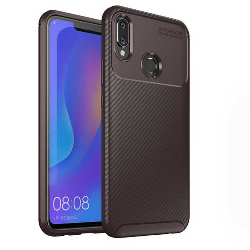 Huawei Honor Play Kılıf Zore Negro Silikon Kapak Lacivert