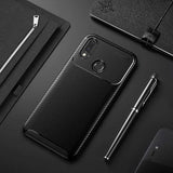 Huawei Honor Play Kılıf Zore Negro Silikon Kapak Siyah