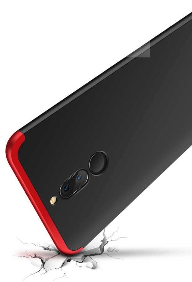 Huawei Mate 10 Lite Kılıf Zore Ays Kapak Kırmızı