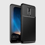 Huawei Mate 10 Lite Kılıf Zore Negro Silikon Kapak Lacivert