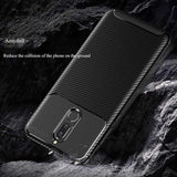 Huawei Mate 10 Lite Kılıf Zore Negro Silikon Kapak Lacivert