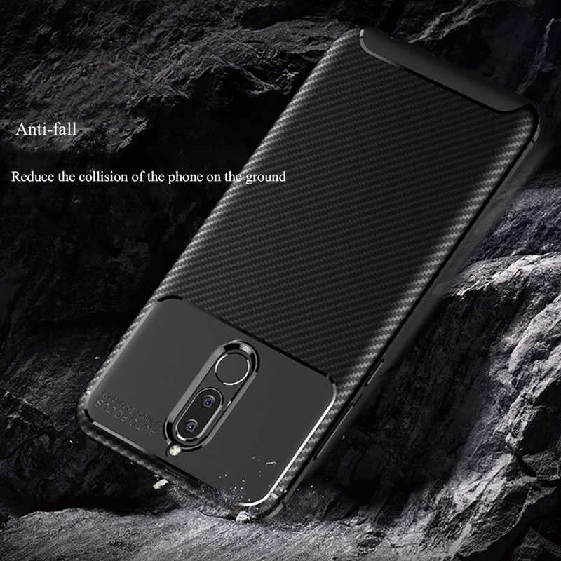 Huawei Mate 10 Lite Kılıf Zore Negro Silikon Kapak Lacivert