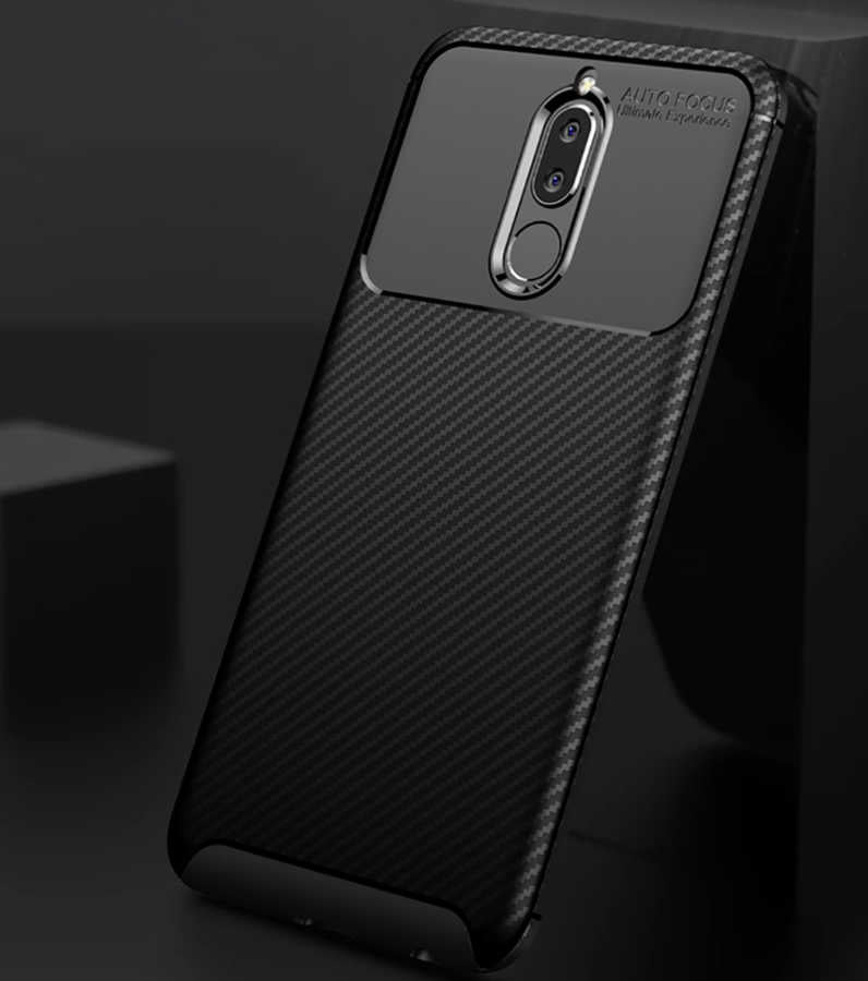 Huawei Mate 10 Lite Kılıf Zore Negro Silikon Kapak Lacivert