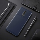 Huawei Mate 10 Lite Kılıf Zore Negro Silikon Kapak Lacivert