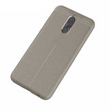 Huawei Mate 10 Lite Kılıf Zore Niss Silikon Kapak Gri