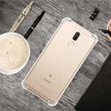 Huawei Mate 10 Lite Kılıf Zore Nitro Anti Shock Silikon Renksiz