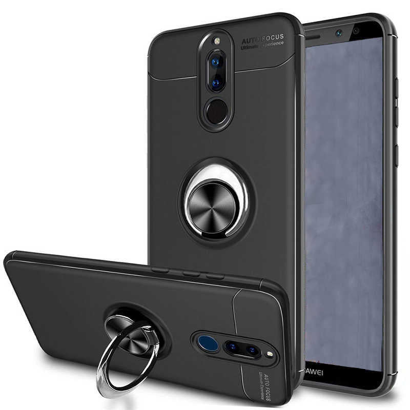 Huawei Mate 10 Lite Kılıf Zore Ravel Silikon Kapak Kırmızı