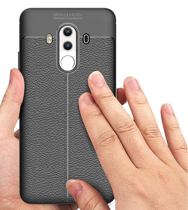 Huawei Mate 10 Pro Kılıf Zore Niss Silikon Kapak Kırmızı