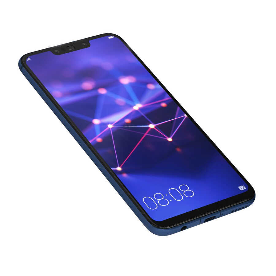 Huawei Mate 20 Lite Davin 5D Cam Ekran Koruyucu Siyah