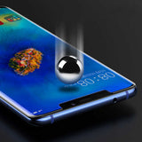 Huawei Mate 20 Lite Zore Kenarları Kırılmaya Dayanıklı Cam Ekran Koruyucu Siyah