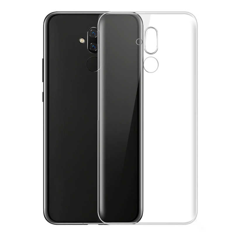Huawei Mate 20 Lite Kılıf Zore Süper Silikon Kapak Renksiz