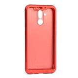 Huawei Mate 20 Lite Kılıf Zore 360 3 Parçalı Rubber Kapak Kırmızı