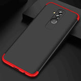 Huawei Mate 20 Lite Kılıf Zore Ays Kapak Siyah-Mavi