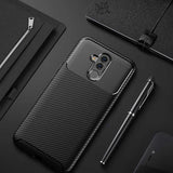 Huawei Mate 20 Lite Kılıf Zore Negro Silikon Kapak Siyah