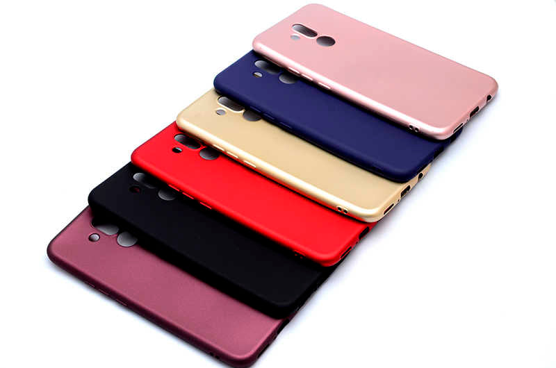 Huawei Mate 20 Lite Kılıf Zore Premier Silikon Kapak Mürdüm