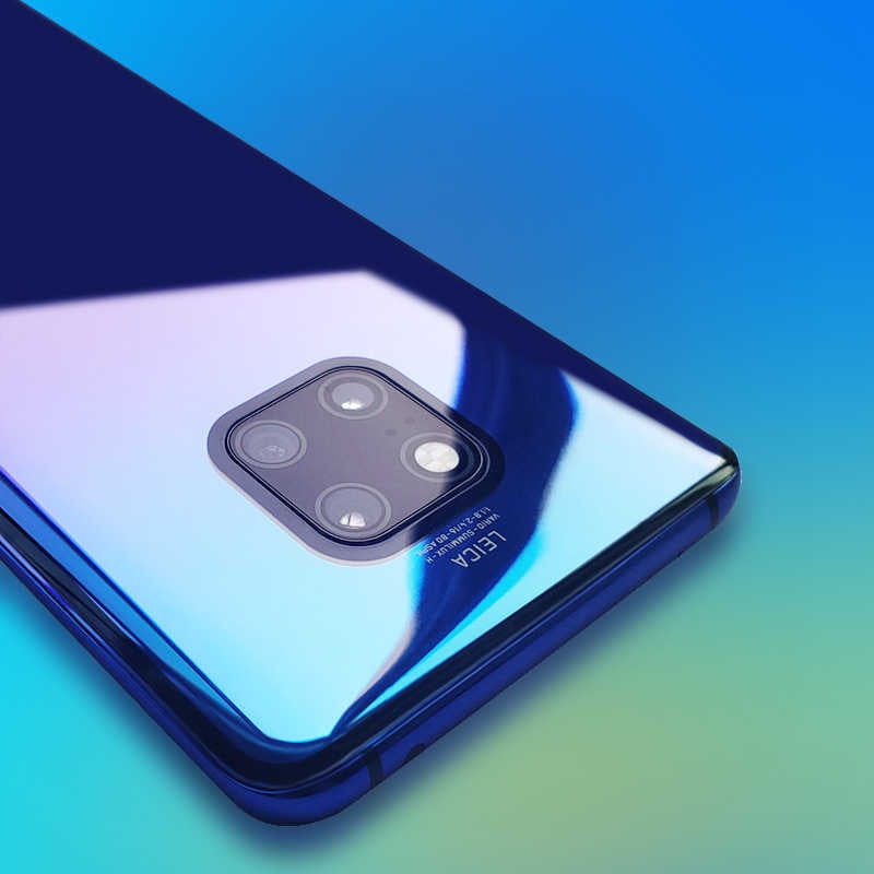 Huawei Mate 20 Pro Zore 5D Arka Cam Koruyucu Siyah