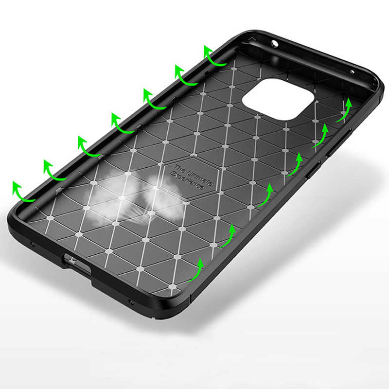 Huawei Mate 20 Pro Kılıf Zore Negro Silikon Kapak Siyah