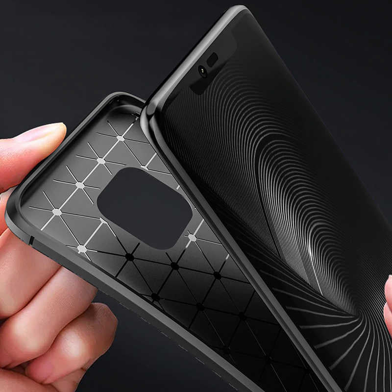 Huawei Mate 20 Pro Kılıf Zore Negro Silikon Kapak Siyah
