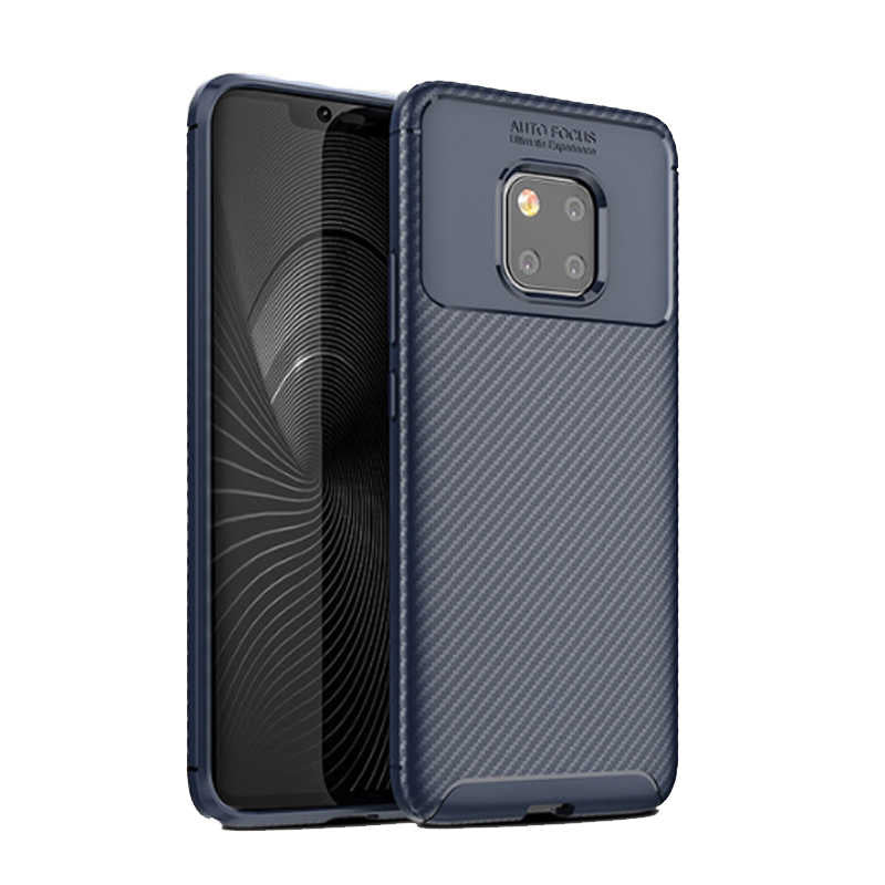 Huawei Mate 20 Pro Kılıf Zore Negro Silikon Kapak Siyah
