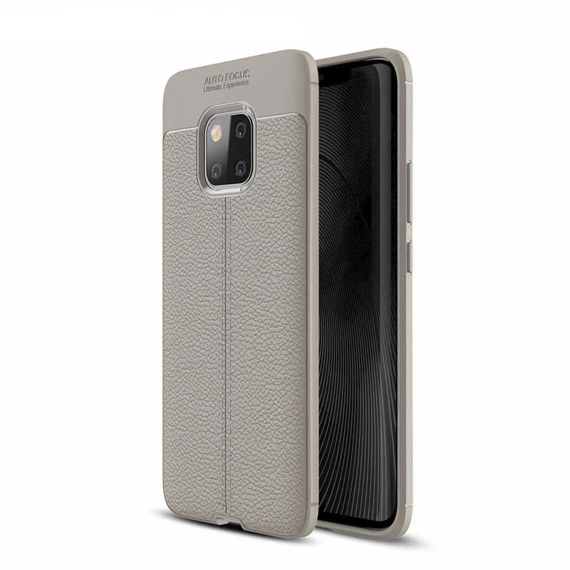Huawei Mate 20 Pro Kılıf Zore Niss Silikon Kapak Kırmızı