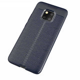 Huawei Mate 20 Pro Kılıf Zore Niss Silikon Kapak Lacivert