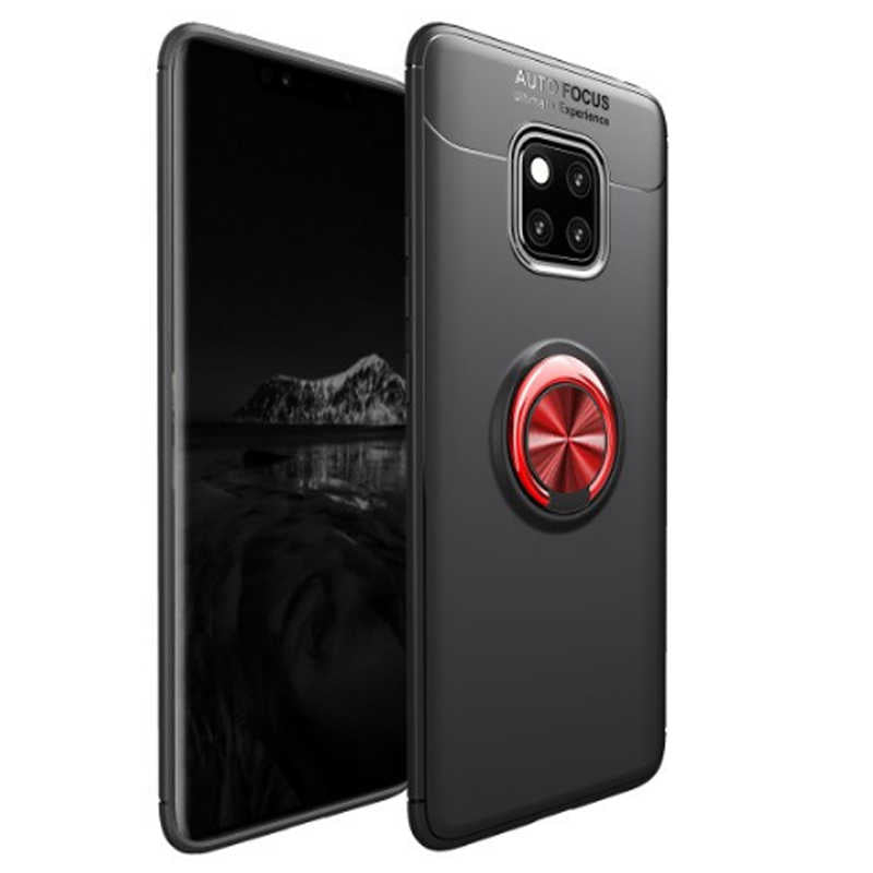 Huawei Mate 20 Pro Kılıf Zore Ravel Silikon Kapak Siyah-Rose Gold
