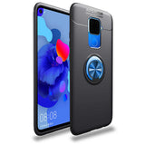 Huawei Mate 30 Lite Kılıf Zore Ravel Silikon Kapak Siyah