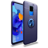 Huawei Mate 30 Lite Kılıf Zore Ravel Silikon Kapak Mavi