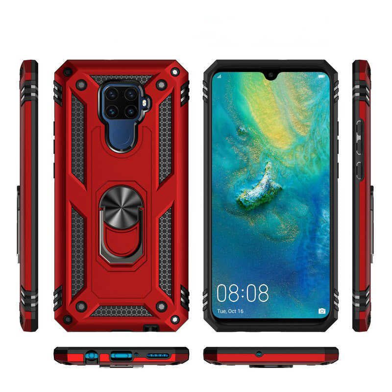 Huawei Mate 30 Lite Kılıf Zore Vega Kapak Rose Gold