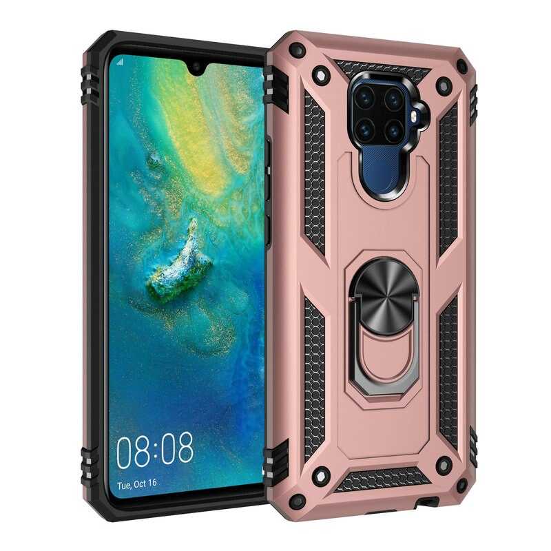 Huawei Mate 30 Lite Kılıf Zore Vega Kapak Rose Gold