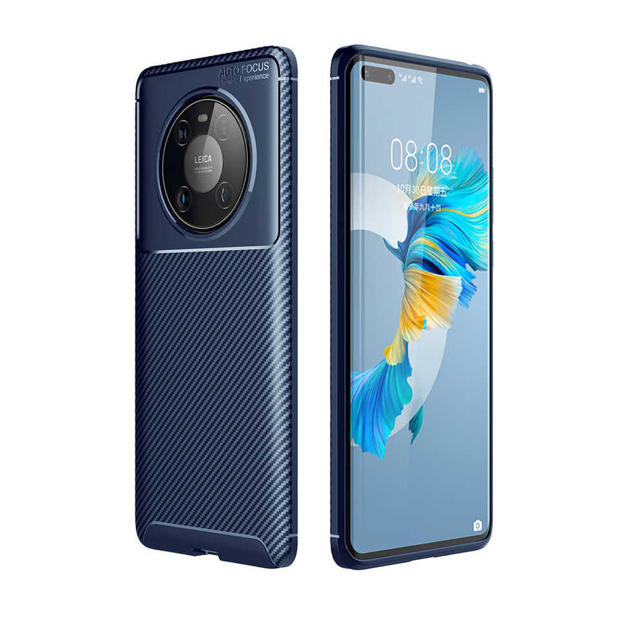 Huawei Mate 40 Pro Kılıf Zore Negro Silikon Kapak Kahverengi
