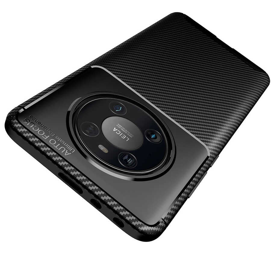 Huawei Mate 40 Pro Kılıf Zore Negro Silikon Kapak Lacivert