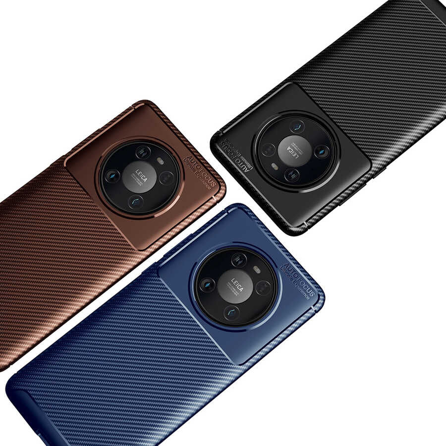 Huawei Mate 40 Pro Kılıf Zore Negro Silikon Kapak Siyah