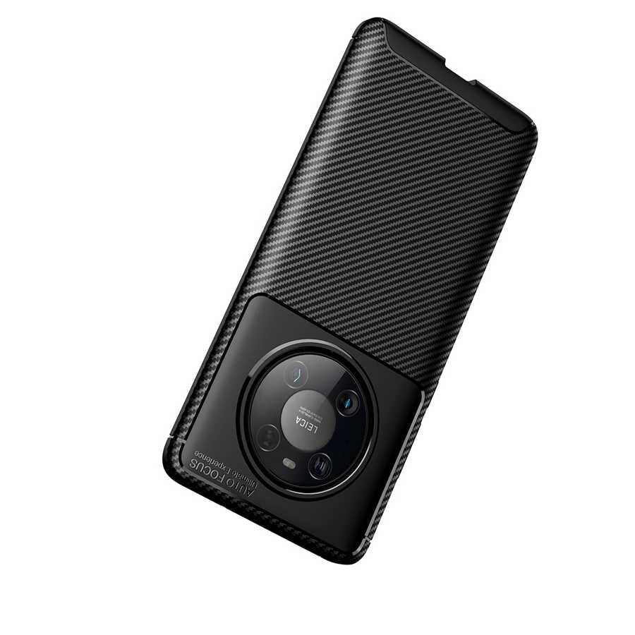 Huawei Mate 40 Pro Kılıf Zore Negro Silikon Kapak Kahverengi
