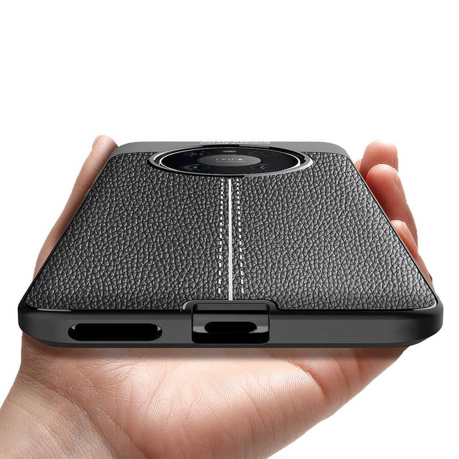 Huawei Mate 40 Pro Kılıf Zore Niss Silikon Kapak Lacivert