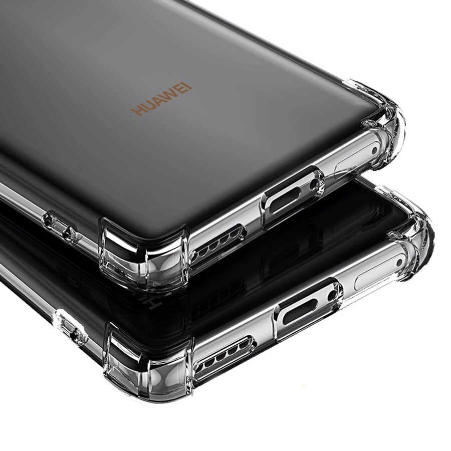 Huawei Mate 40 Pro Kılıf Zore Nitro Anti Shock Silikon Renksiz