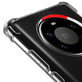 Huawei Mate 40 Pro Kılıf Zore Nitro Anti Shock Silikon Renksiz
