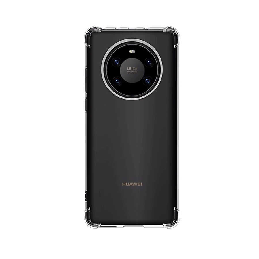 Huawei Mate 40 Pro Kılıf Zore Nitro Anti Shock Silikon Renksiz