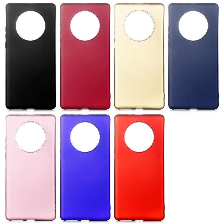 Huawei Mate 40 Pro Kılıf Zore Premier Silikon Kapak Mürdüm