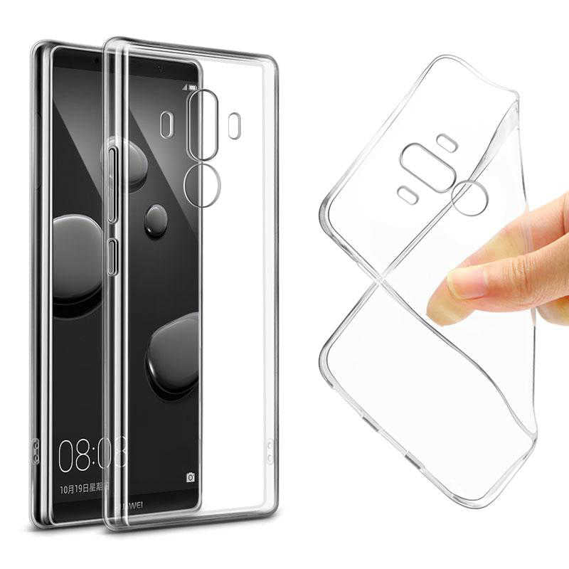 Huawei Mate 9 Kılıf Zore Süper Silikon Kapak Renksiz