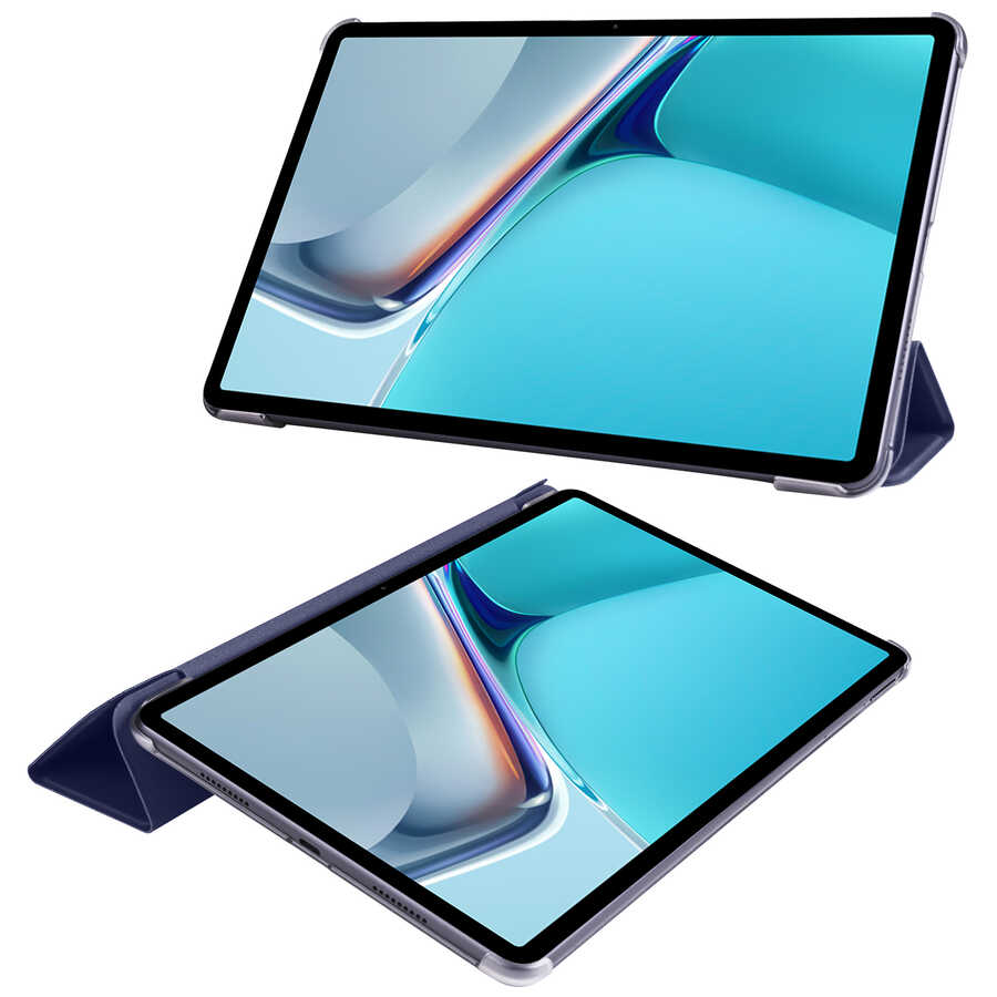 Huawei MatePad 11 (2021) Zore Smart Cover Standlı 1-1 Kılıf Siyah