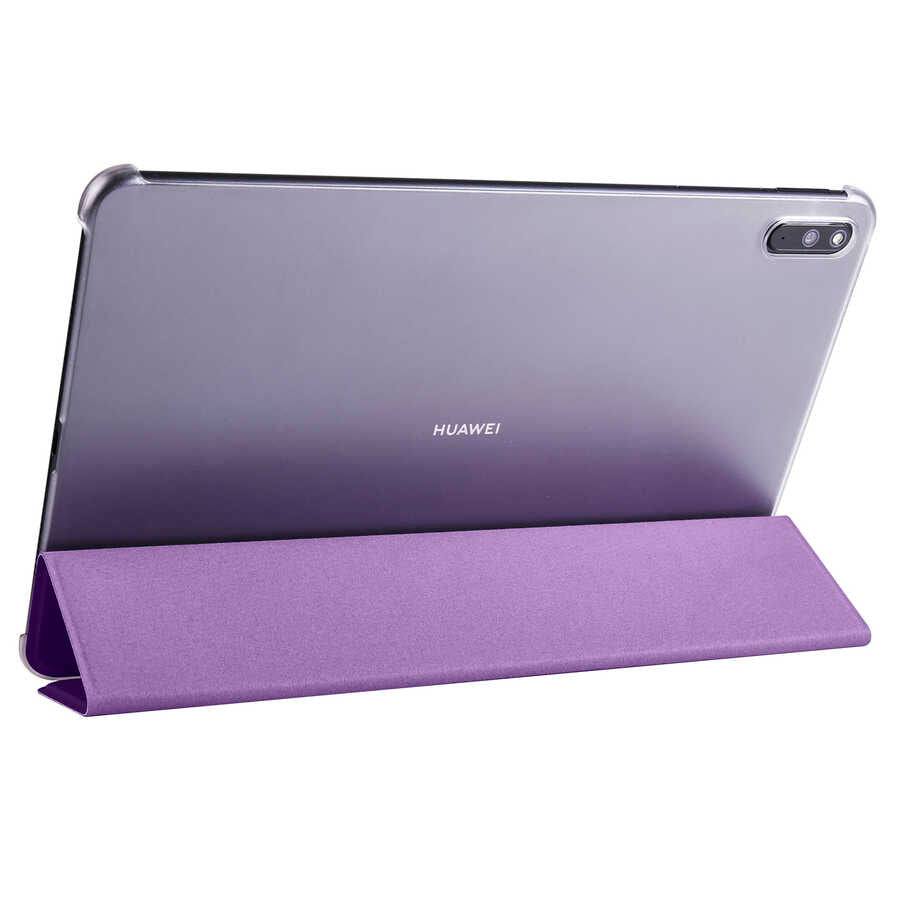 Huawei MatePad 11 (2021) Zore Smart Cover Standlı 1-1 Kılıf Mor