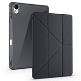 Huawei Matepad 11.5 2025 Kılıf Zore Tri Folding Kalem Bölmeli Standlı Kılıf Siyah