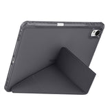 Huawei Matepad 11.5 2025 Kılıf Zore Tri Folding Kalem Bölmeli Standlı Kılıf Koyu Yeşil