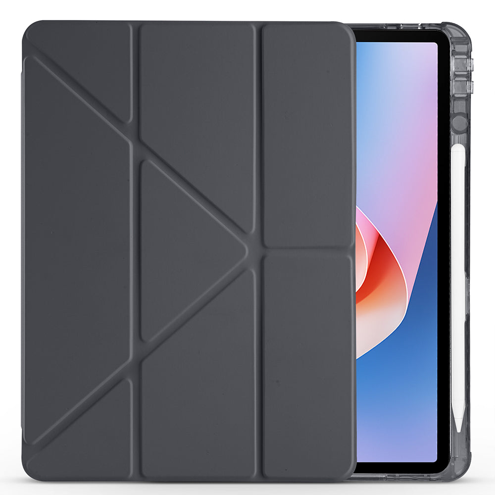 Huawei Matepad 11.5 2025 Kılıf Zore Tri Folding Kalem Bölmeli Standlı Kılıf Lila