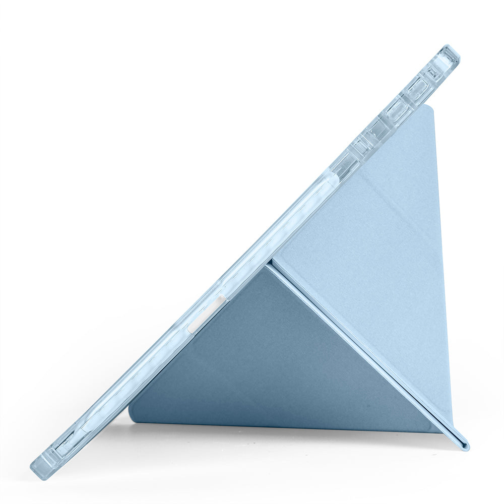 Huawei Matepad 11.5 2025 Kılıf Zore Tri Folding Kalem Bölmeli Standlı Kılıf Siyah