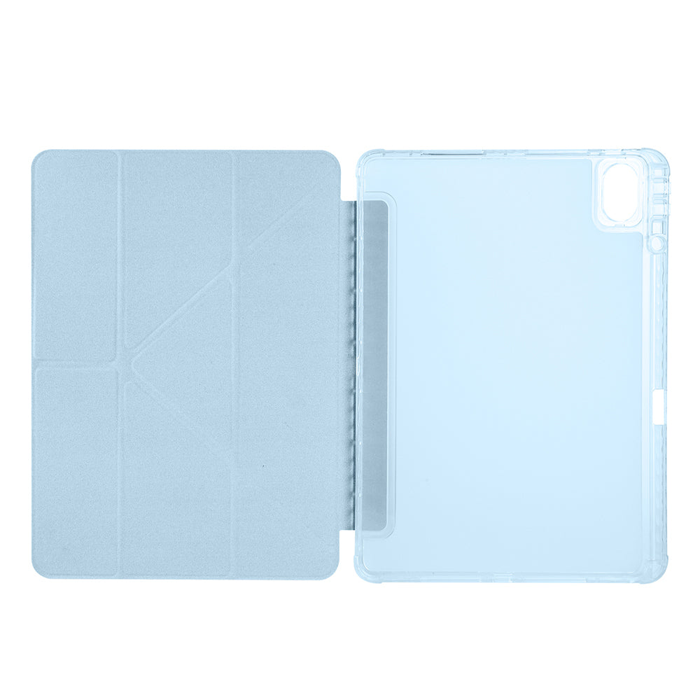 Huawei Matepad 11.5 2025 Kılıf Zore Tri Folding Kalem Bölmeli Standlı Kılıf Mor